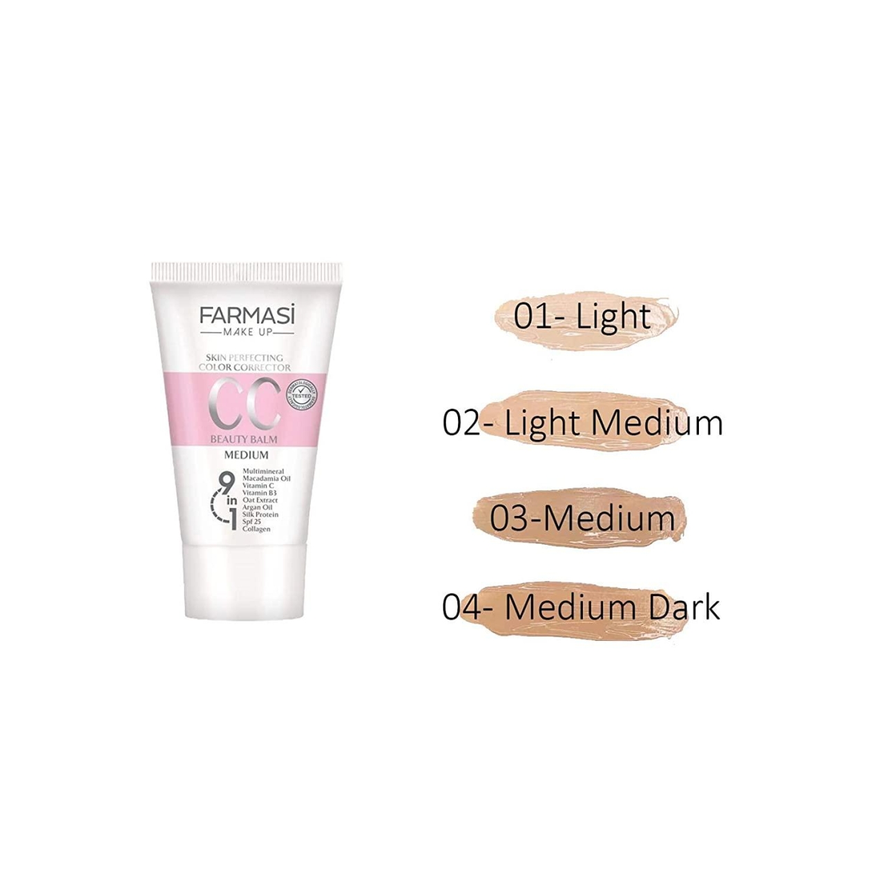 سی سی کرم فارماسی مدل لایت تو مدیوم حجم 50 میل