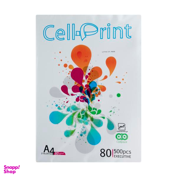کاغذ A4 سل پرینت کد 074 بسته 70 عددی