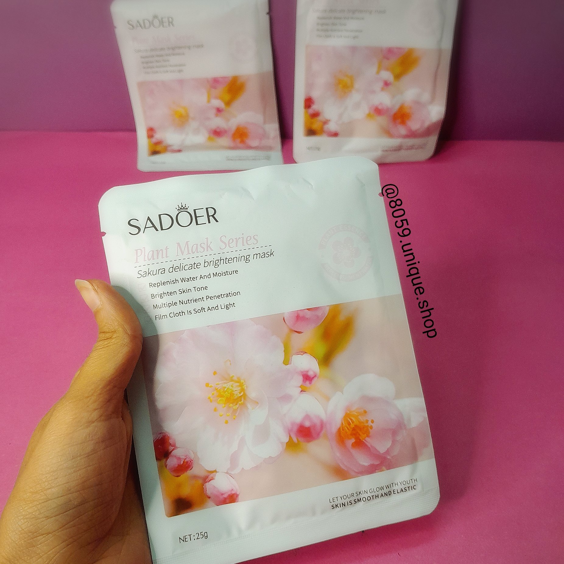 ماسک ورقه ای گل محمدی