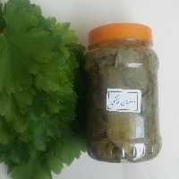 برگ انگور با کیفیت( بدون سم زدگی و نگهداری با کمی نمک)