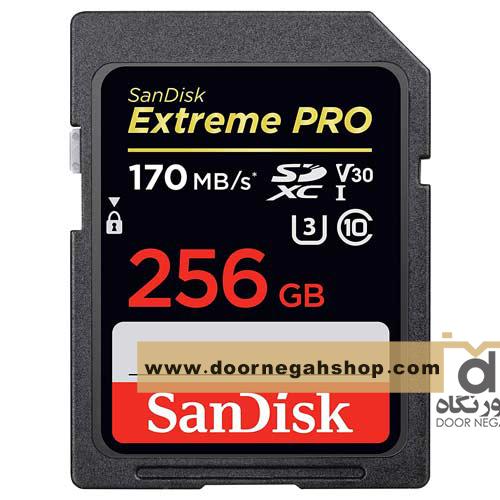 sandisk extreme pro sdxc uhs-i 256 gb 170 mb/s