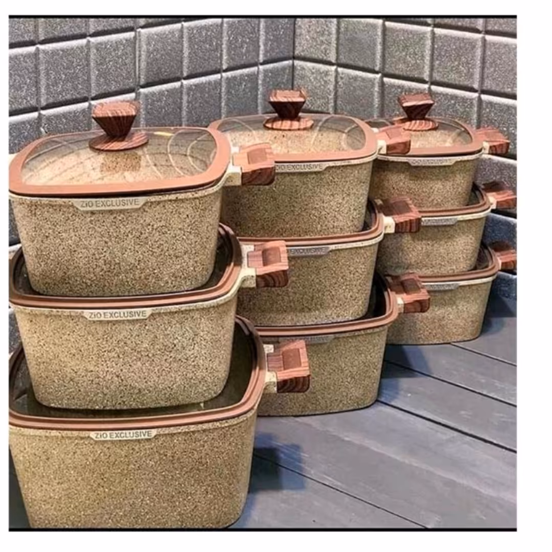 سرویس قابلمه شش پارچه زیو طرج جامبو مدل zio-z-8350-24