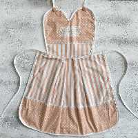 پیشبند مخمل نسوز مدل مهرانه طرح 61