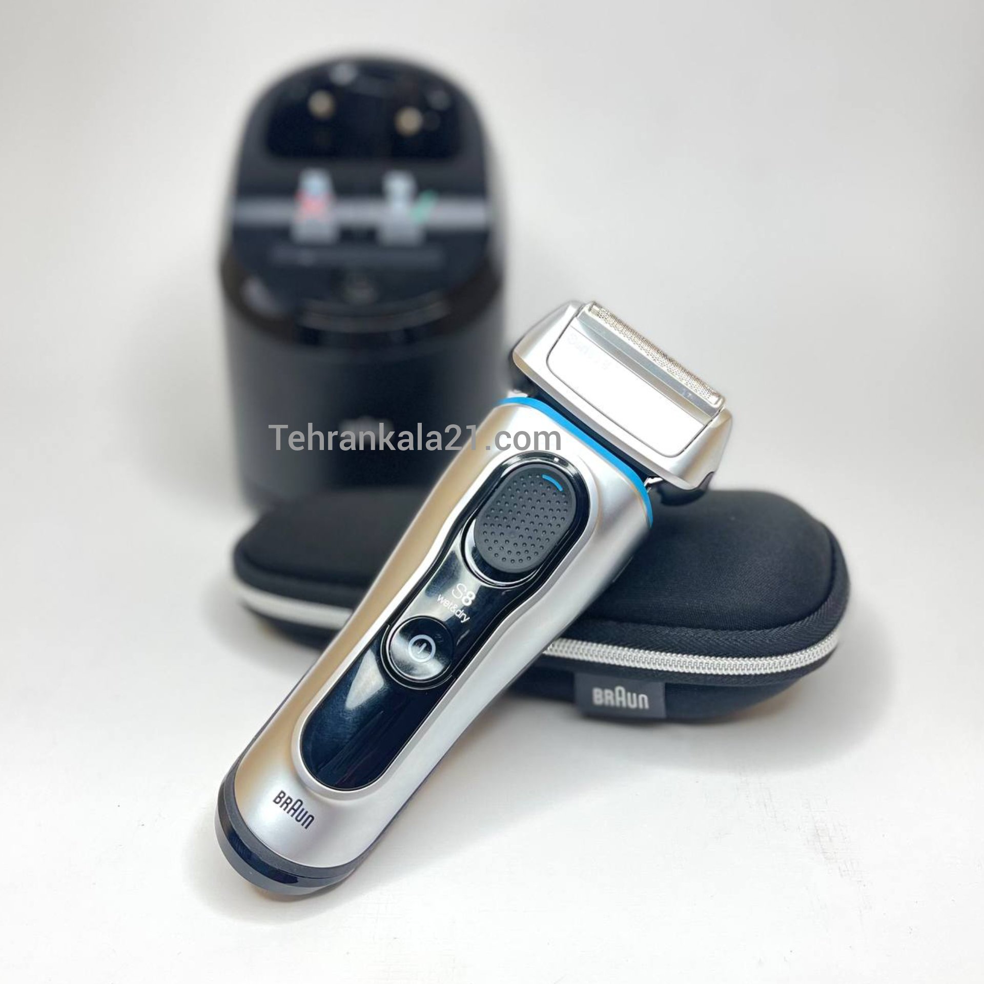 ریش تراش ضدآب و  زیر دوشی براون آلمان سری 8 مدل 8390cc