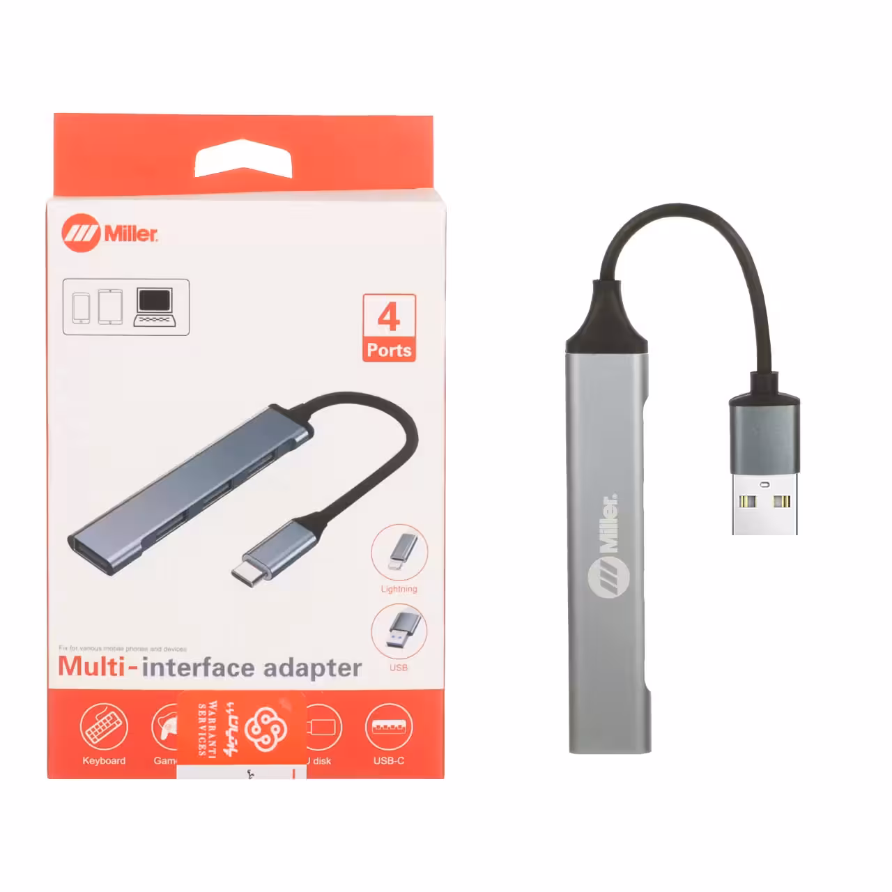 هاب 4 پورت USB 3.0 میلر مدل MHU-920