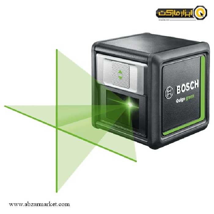 تراز لیزری بوش دو خط نور سبز مدل Quigo Green