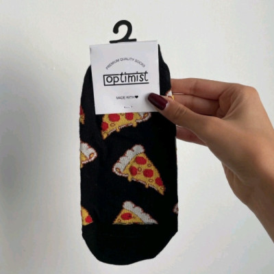 جوراب مچی پیتزایی نخ پنبه فری سایز