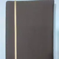 دفتر کلاسور گیره فلز جلد چرم 
