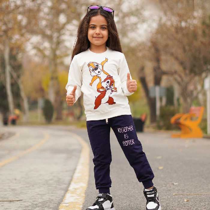بلوز شلوار اسپرت بچگانه سنجاب