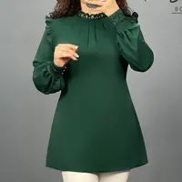 شومیز مجلسی پارچه الیزا مدل تیام 
