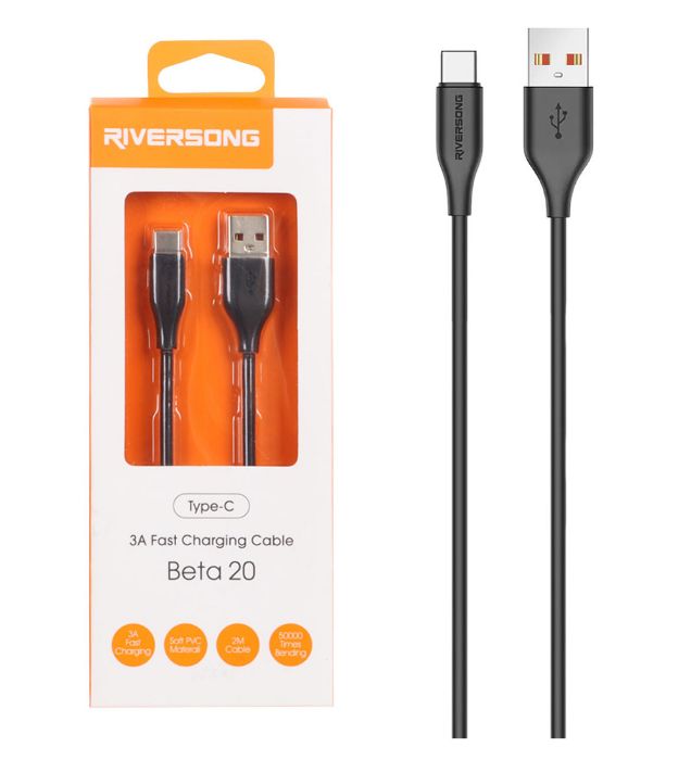 کابل شارژ فست تایپ سی ریورسانگ مدل Beta 20 CT115 طول 2 متر