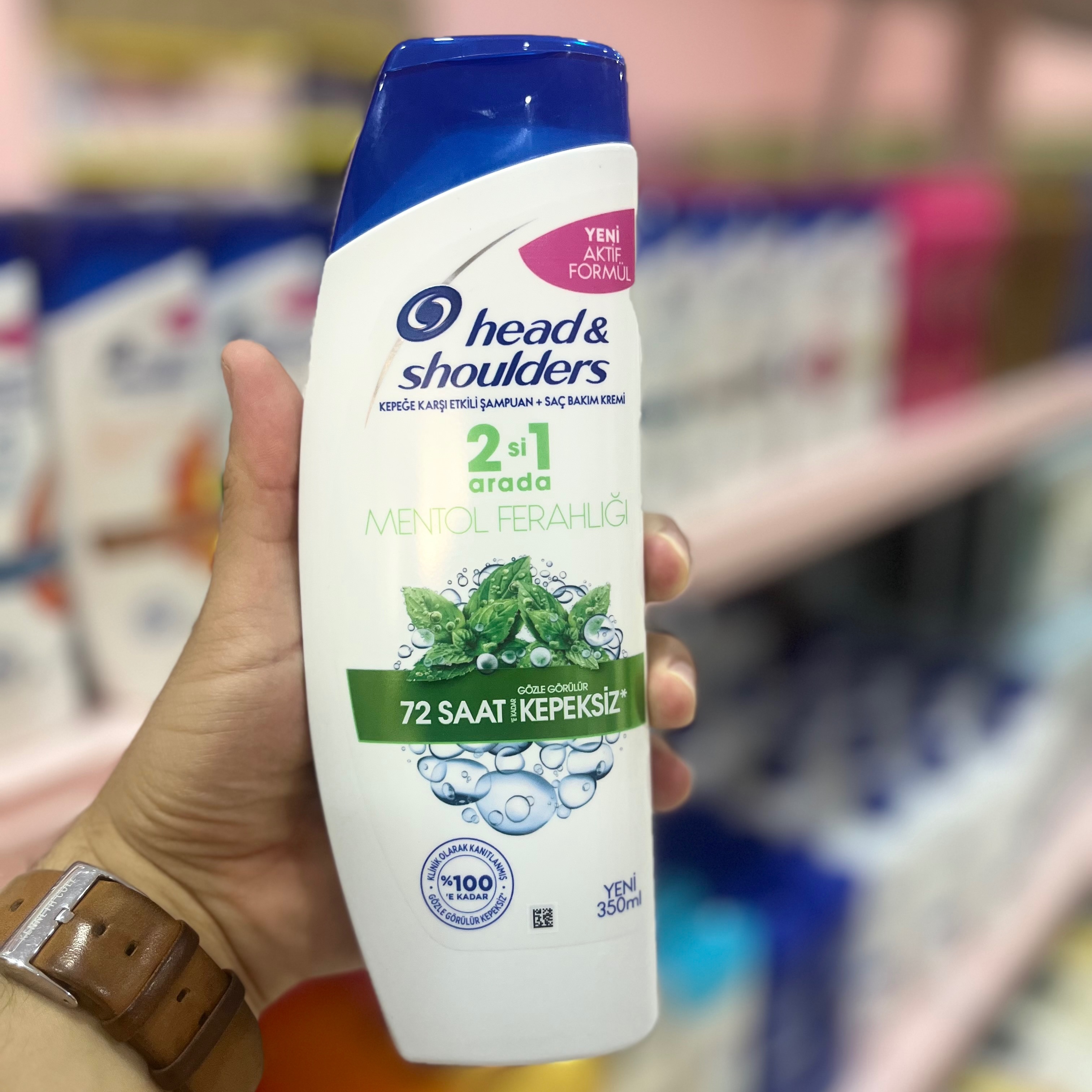 شامپو ضد شوره عصاره نعنا 2 در 1 هد اند شولدرز 350ml