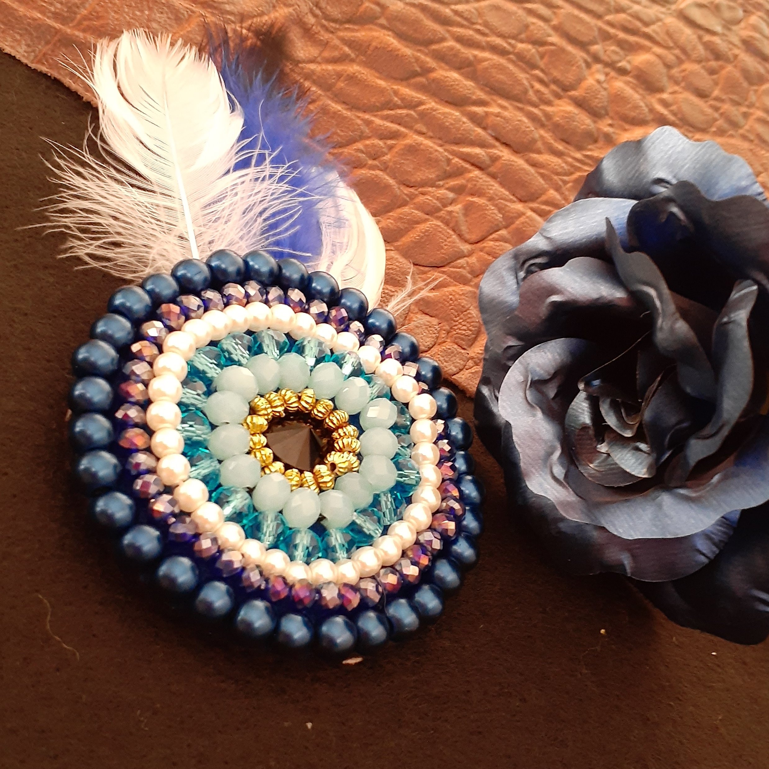 اکسسوری سنجاق سینه چشم نظر گرد
دستساز