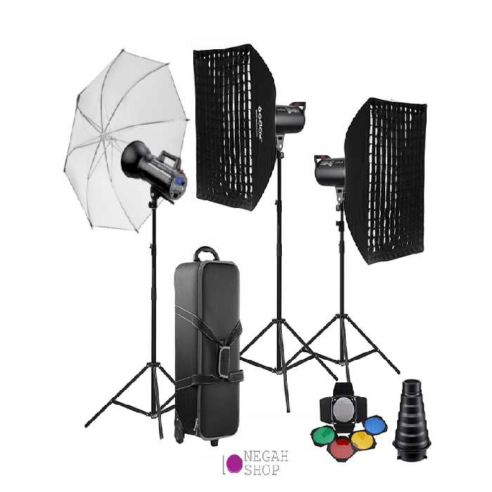 کیت کامل فلاش استودیویی Godox DS-300 II