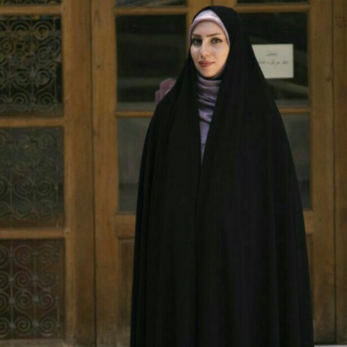 چادرمدل ایرانی(ساده) جنس کرپ