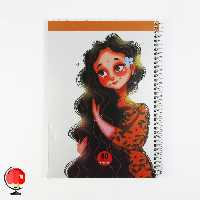 دفتر مشق 80 برگ سیمی طرح گیسو آپادانا