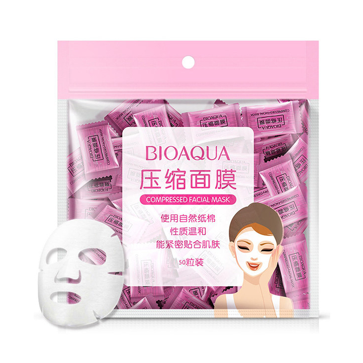 قرص ماسک ورقه ای صورت بیوآکوا بسته 50 عددی   