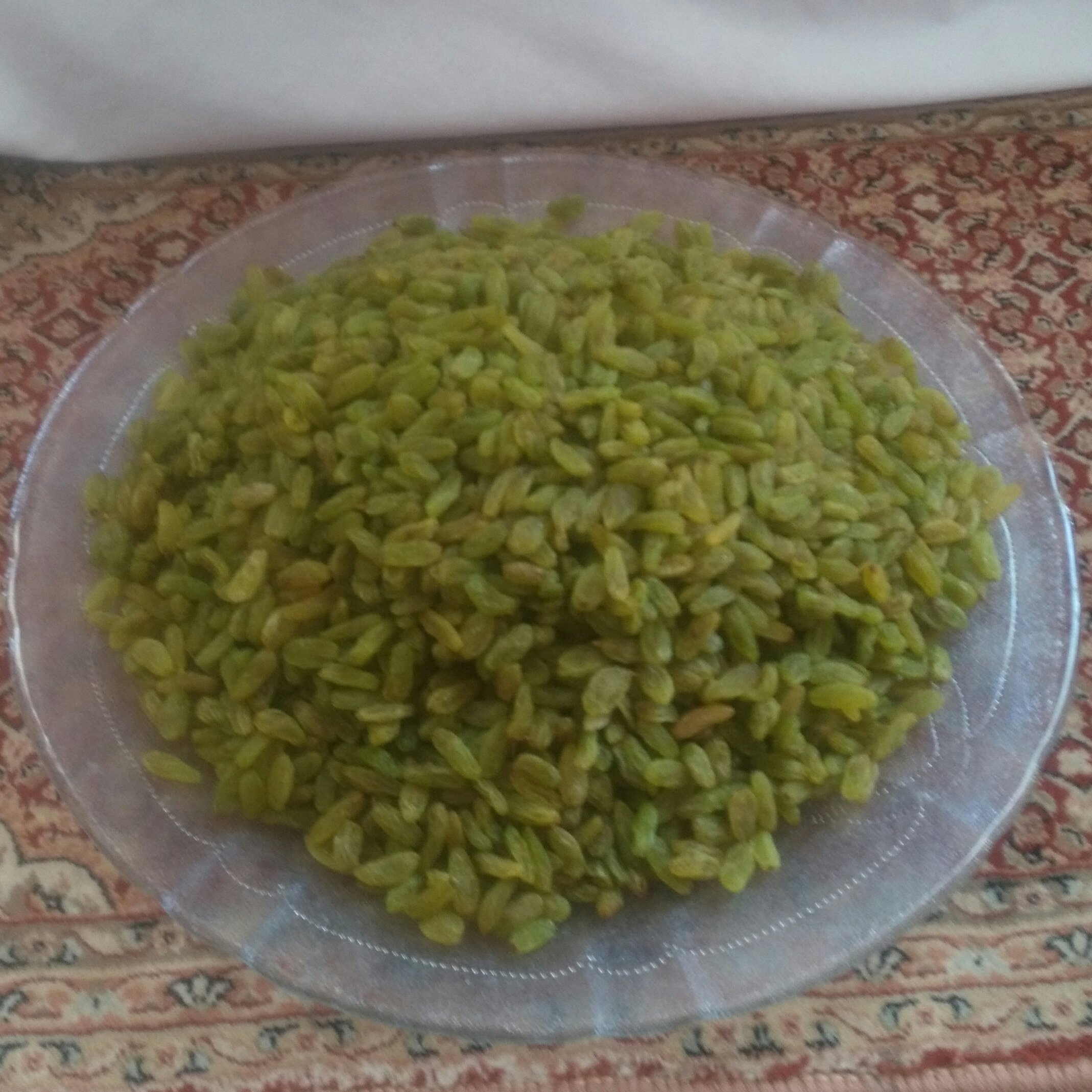 کشمش سبز قلمی محصول خلیل آباد (3000 گرمی )