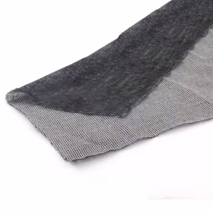 لایی فرانسه مشکی (لایی طرح چک)(بسته 1 متری)