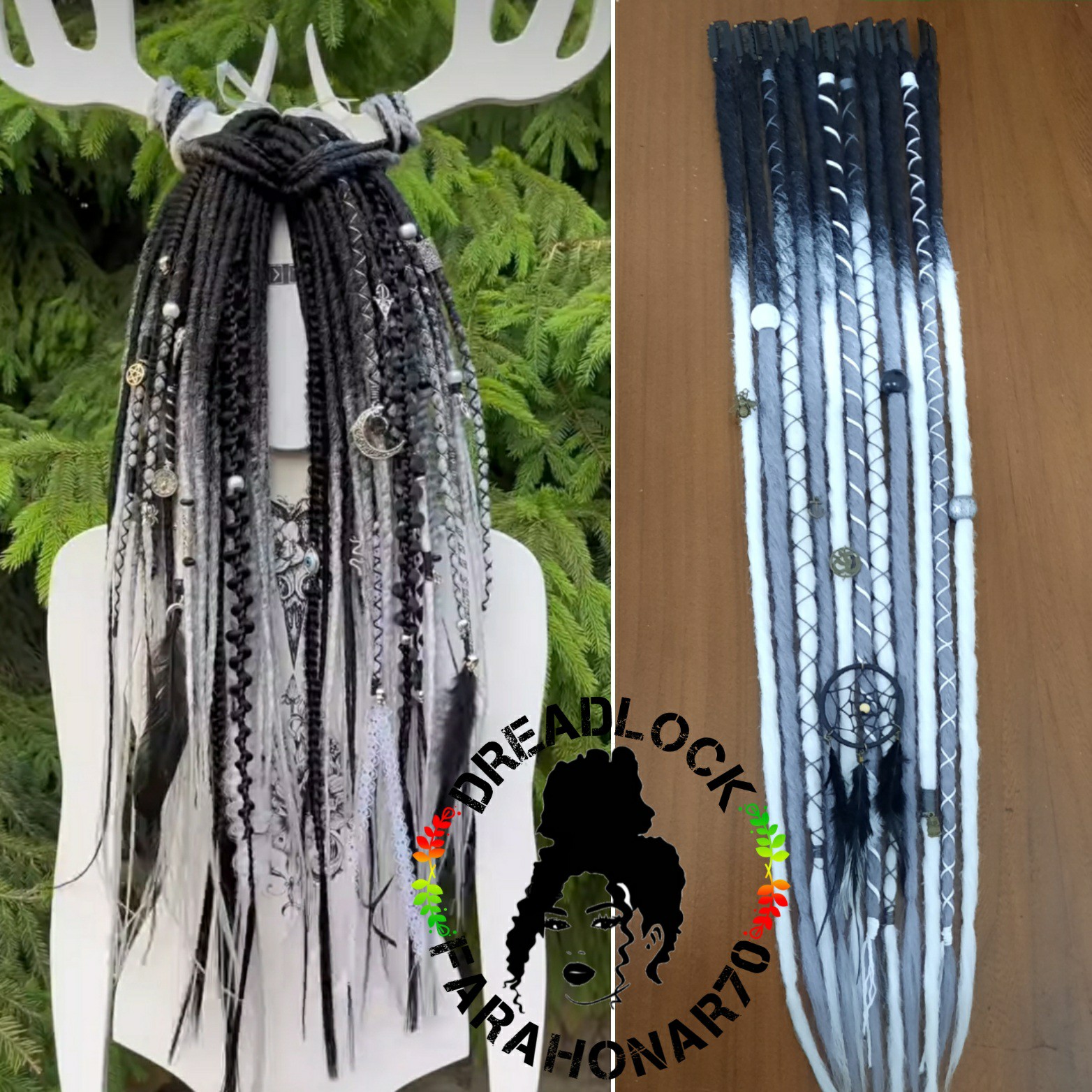 دردلاک های زنانه و مردانه گیره دار با نصب راحت و آسان (50 سانتی ) 