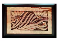 تابلو منبت چوب گلابی کد 037