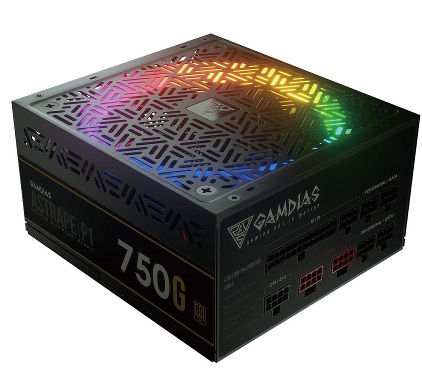 منبع تغذیه ماژولار گیمدیاس مدل ASTRAPE P1-750W-G