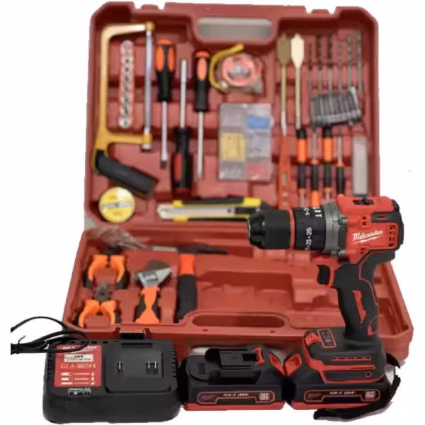 پک کامل دریل شارژی میلواکی مدل 36 ولت