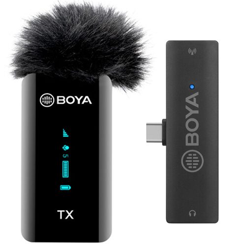 میکروفون بی سیم یقه ای بویا سازگار با تایپ Boya BY-XM6-S5 Type-C