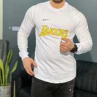 تیشرت استین بلند مردانه گلدوزی پرطرفدار lakers