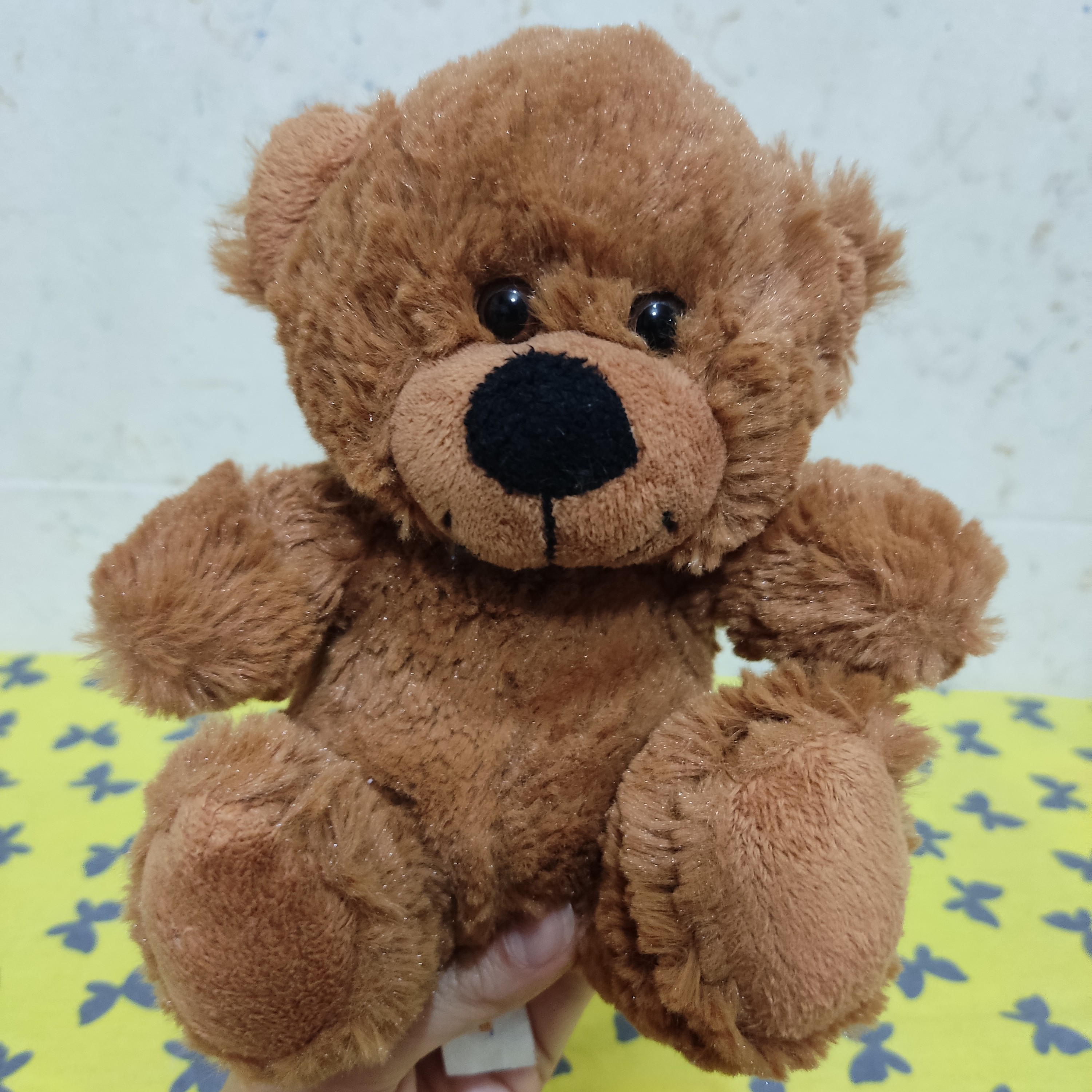 عروسک خرس قهوه ای عروسک خرس نشسته عروسک خارجی عروسک ارزان عروسک خاص 