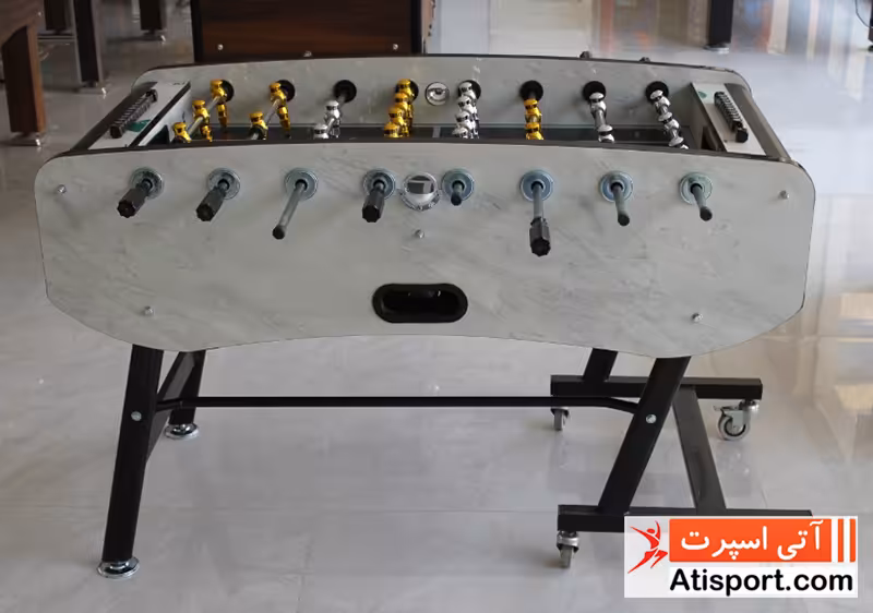 فوتبال دستی تاشو لمه طرح سنگ سفید Olympic