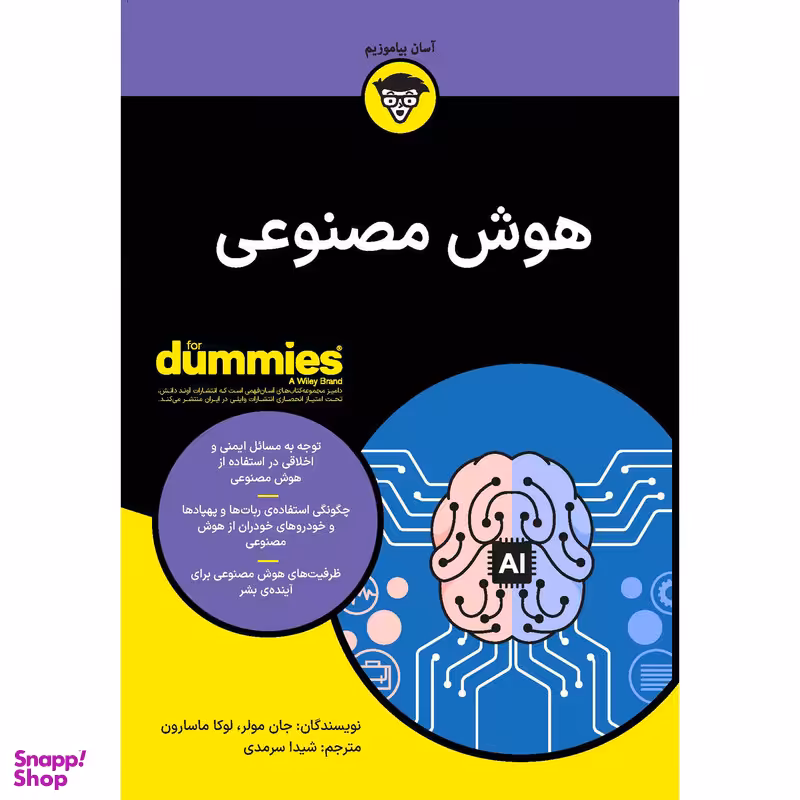 کتاب هوش مصنوعی اثر جان مولر و لوکا ماسارون انتشارات آوند دانش