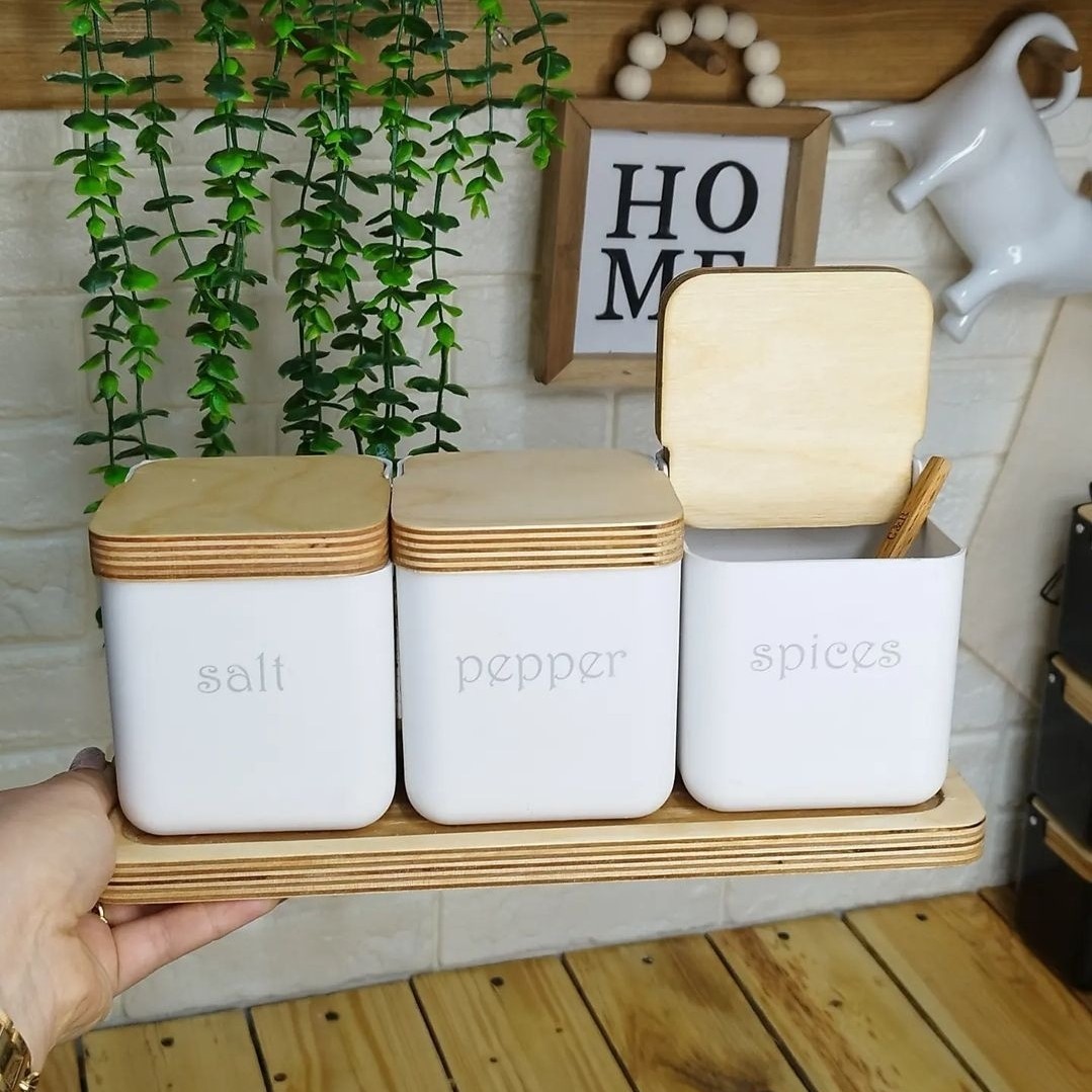 پاسماوری درب و سینی چوبی رایکا