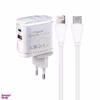 شارژر دیواری 25 وات سیبراتون مدل SW2225i PD به همراه کابل لایتنینگ