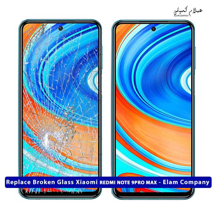 تعویض گلس تاچ ال سی دی شیائومی REDMI NOTE 9 PRO MAX – ضمانتی و بدون ریسک
