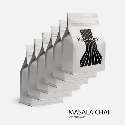 چای ماسالا رابینتوس حاوی گیاه جینسینگ بسته 1.5 کیلویی (پک 6 عددی)