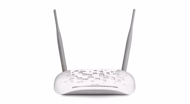 مودم روتر ADSL2 Plus بی‌سیم N300 تی پی-لینک مدل TD-W8961N_V1