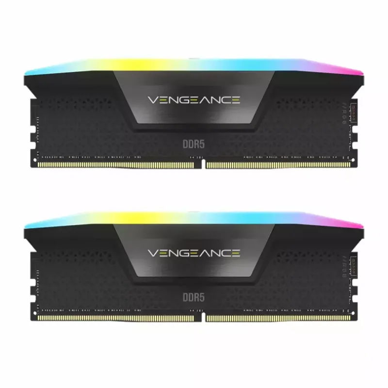 رم کورسیر VENGEANCE RGB 96GB 48GBx2 5200MHz CL38 DDR5