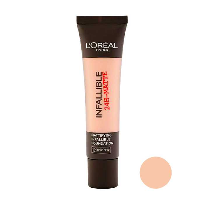 کرم پودر لورال تیوپی سری Infallible 24H Matte شماره 13 حجم 35 میلی لیتر