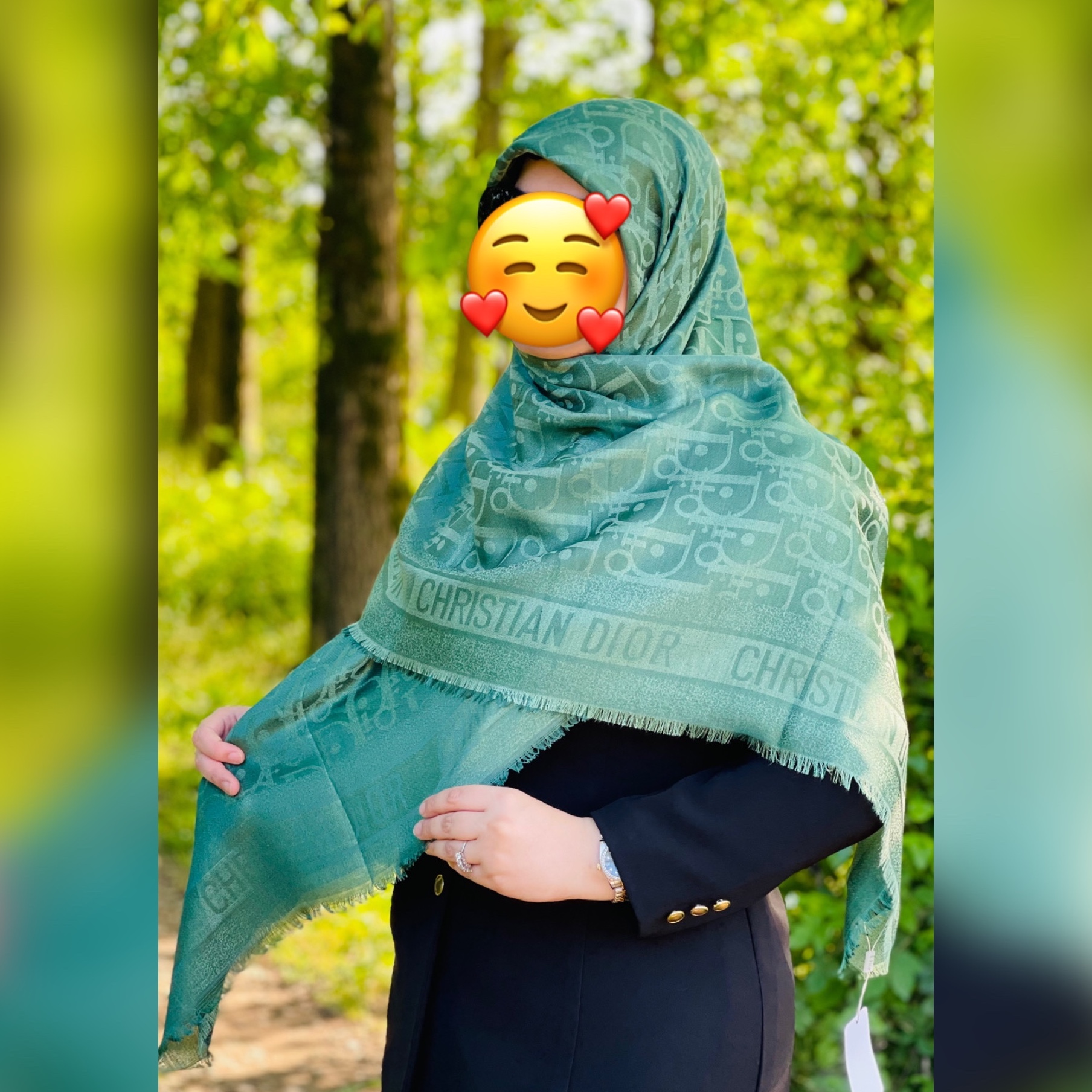 روسری ابریشم لمه