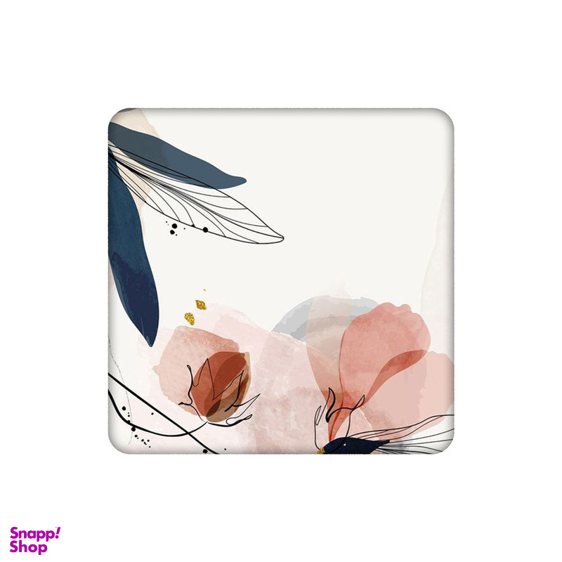 زیرلیوانی طرح گل کاغذی مینیمال کد 9420304