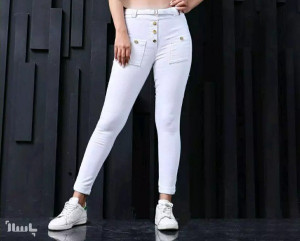 شلوار جین نیل پنبه بهاره تابستانه زنانه ، شلوار جین برزیلی