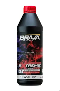 روغن و مکمل موتور EXTREME 9000 4T 10W50 20X 1 LT Brava