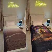 لحاف یک نفره طرح استادیوم