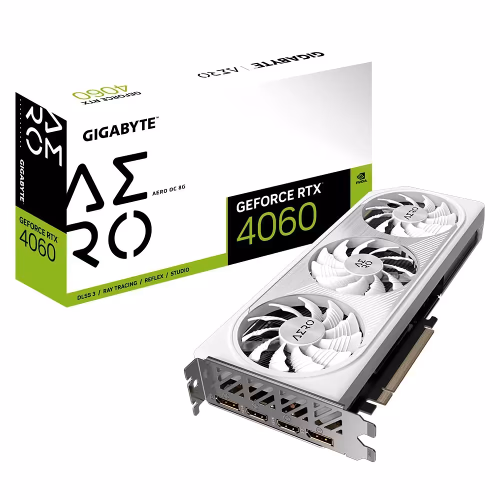 کارت گرافیک گیگابایت GeForce RTX 4060 AERO OC 8G