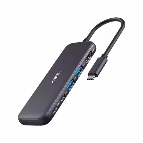 خرید هاب 5 پورت Anker مدل A8355- 332 USB-C 5-in-1