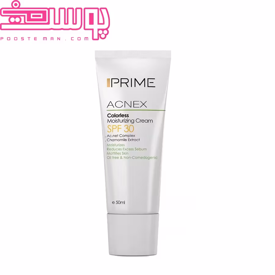 مرطوب کننده 30 SPF فاقد رنگ پرایم 50 میلی لیتر