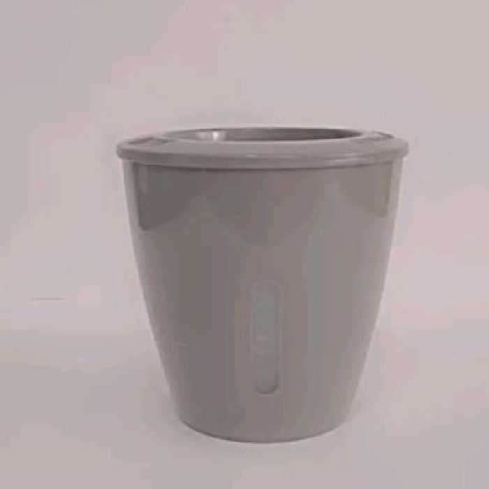 گلدان خودآبیار مخصوص هیدروپونیک سایز 9طوسی