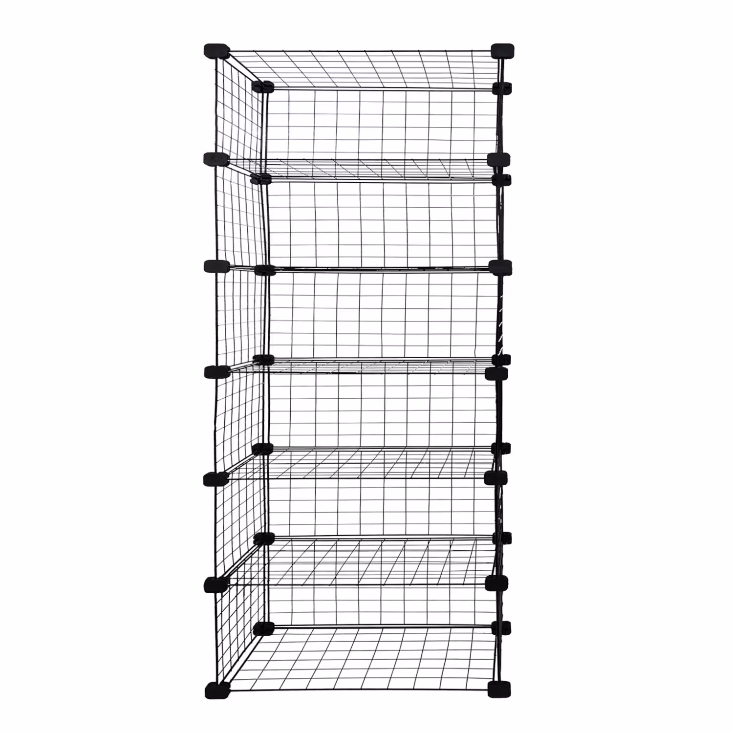 ست قفسه مشبک شش طبقه در یک ردیف سایز 48x32(ارسال پس کرایه و به عهده مشتری)