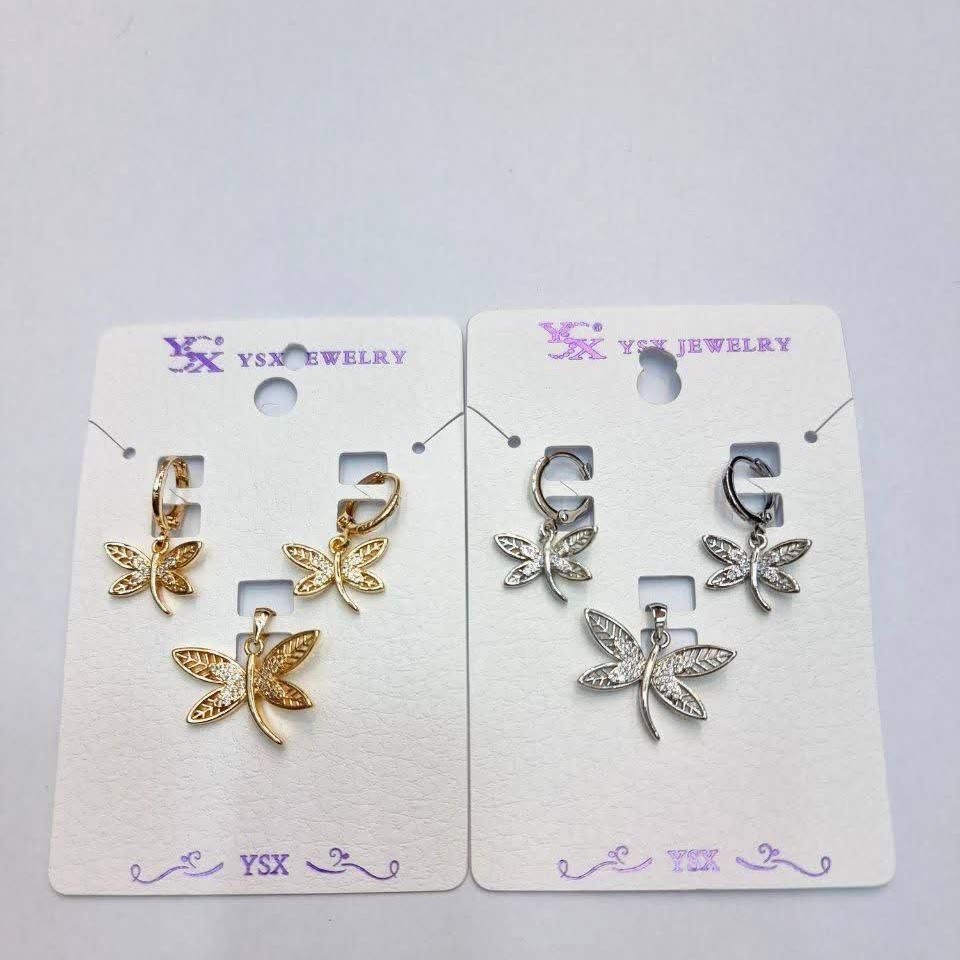 نیمست کد12191طرح جواهر.برند محبوب ysx.با آبکاری طلا.ضد حساسیت.رنگ ثابت